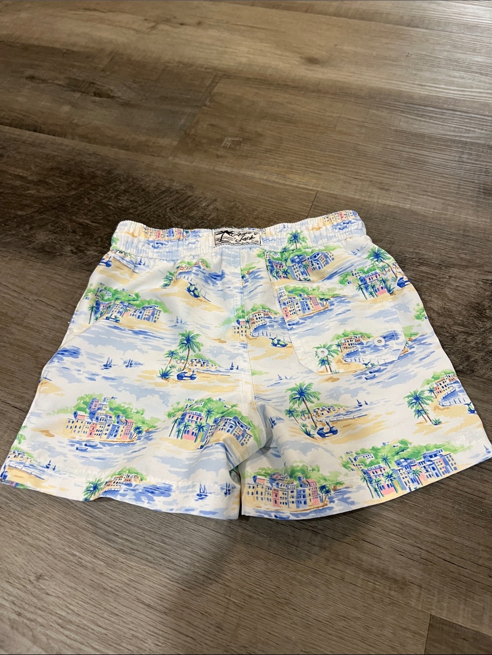 Janie and Jack X Gray Malin swim trunks size 4 - Picture 2 of 6